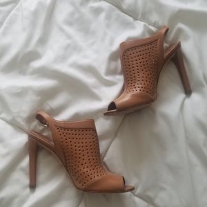 Prada perforated Leather Caged Heel 36